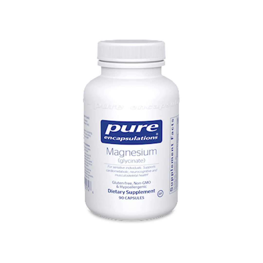 Pure Encapsulations Magnesium Glycinate Supplement Facts Pure Magnesium Glycinate 120 mg Capsules – shop-advanced-health-pharmacy