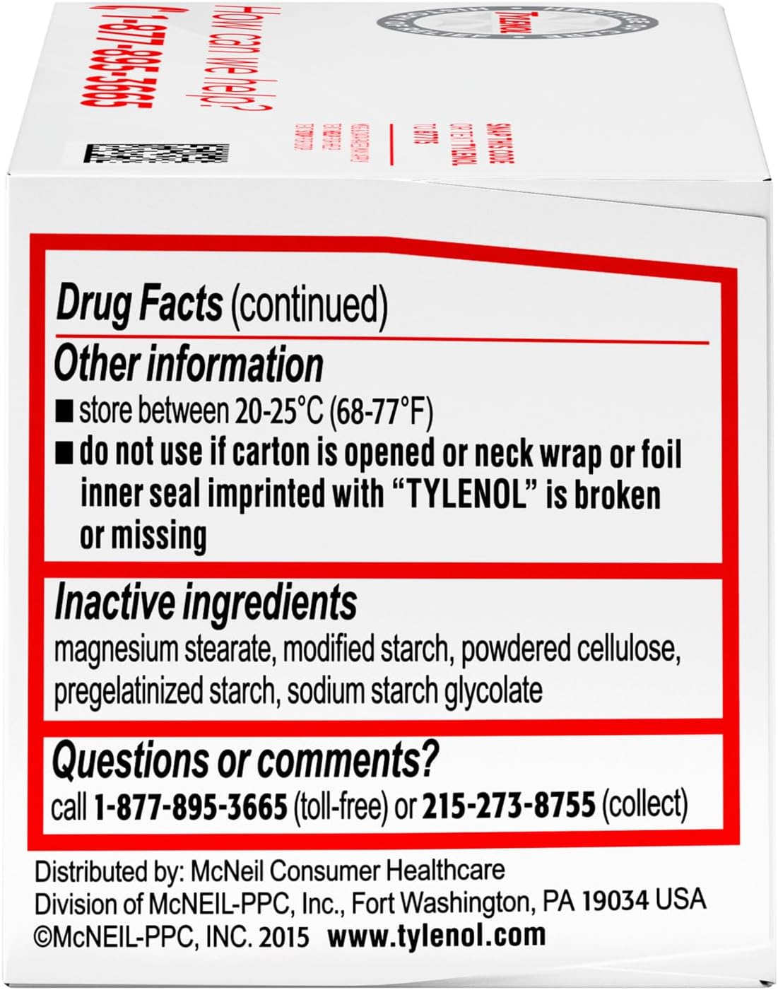 Tylenol Regular Strength (acetaminophen 325 mg)
