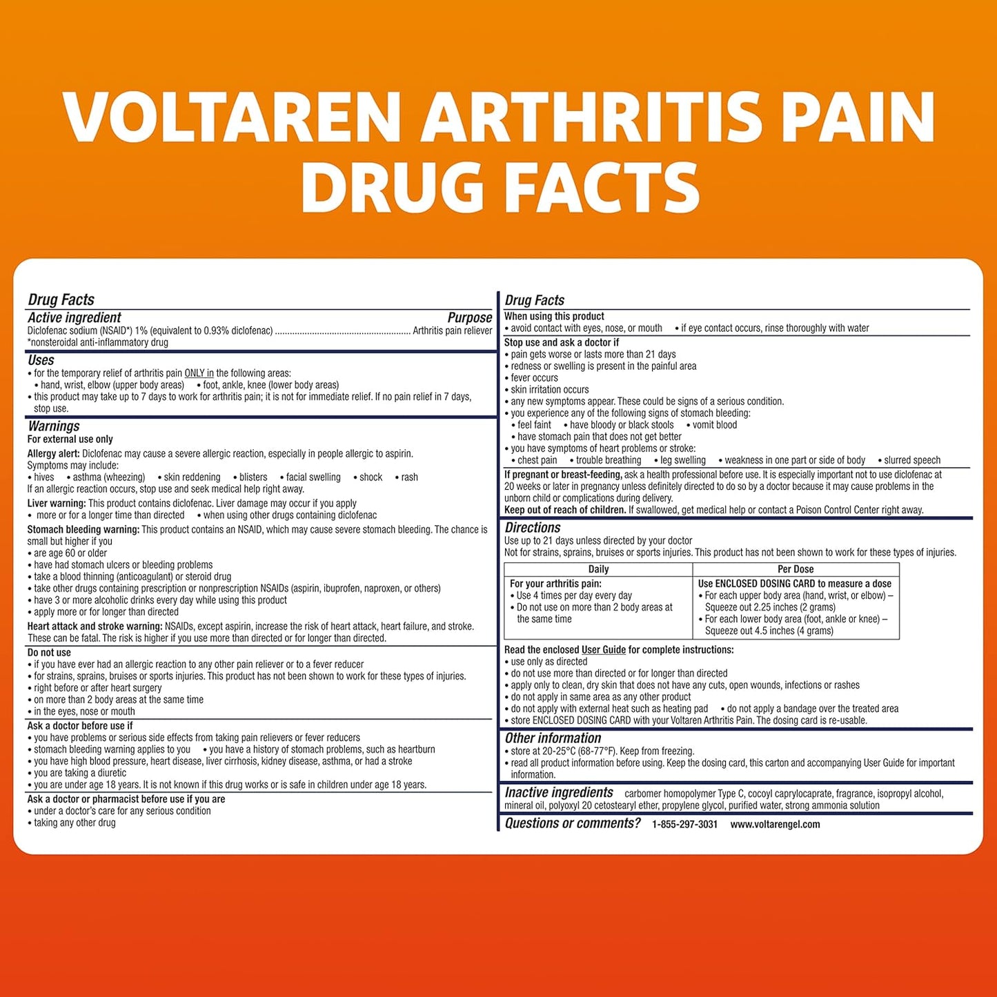 Voltaren Gel 1% (diclofenac sodium 1% gel)