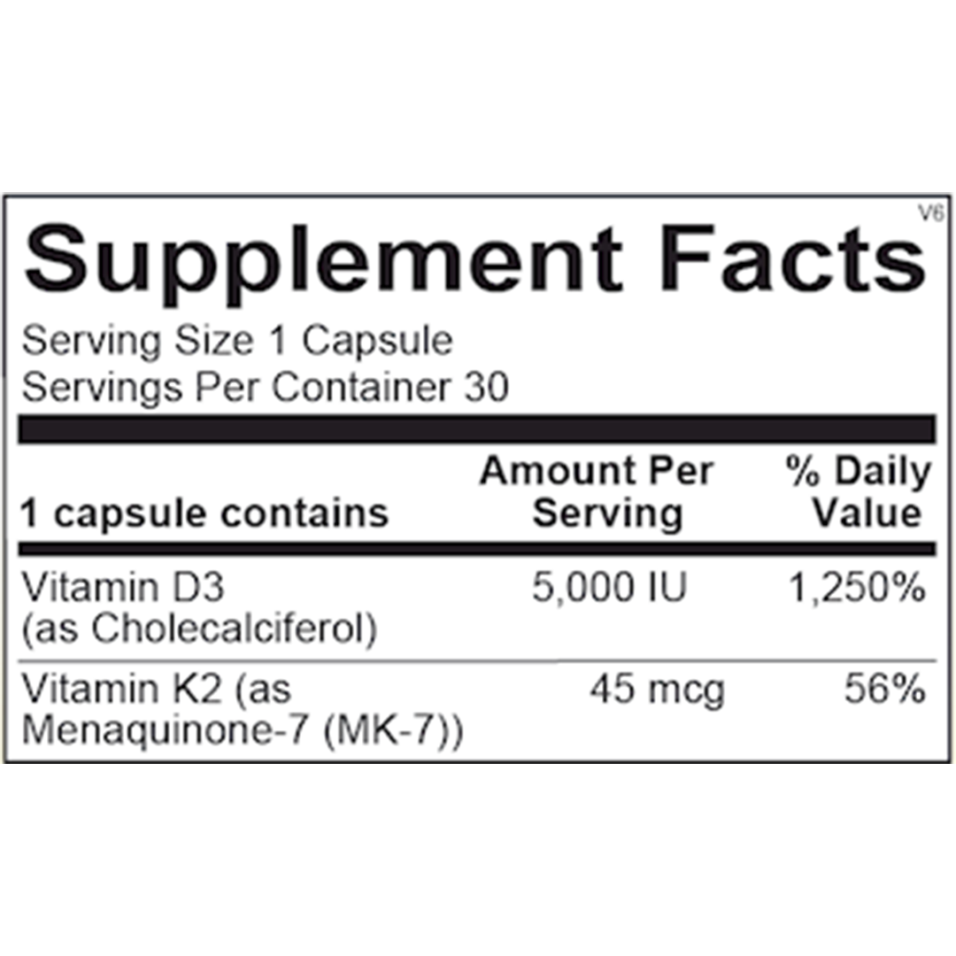 Ortho Molecular Vitamin K2 With D3