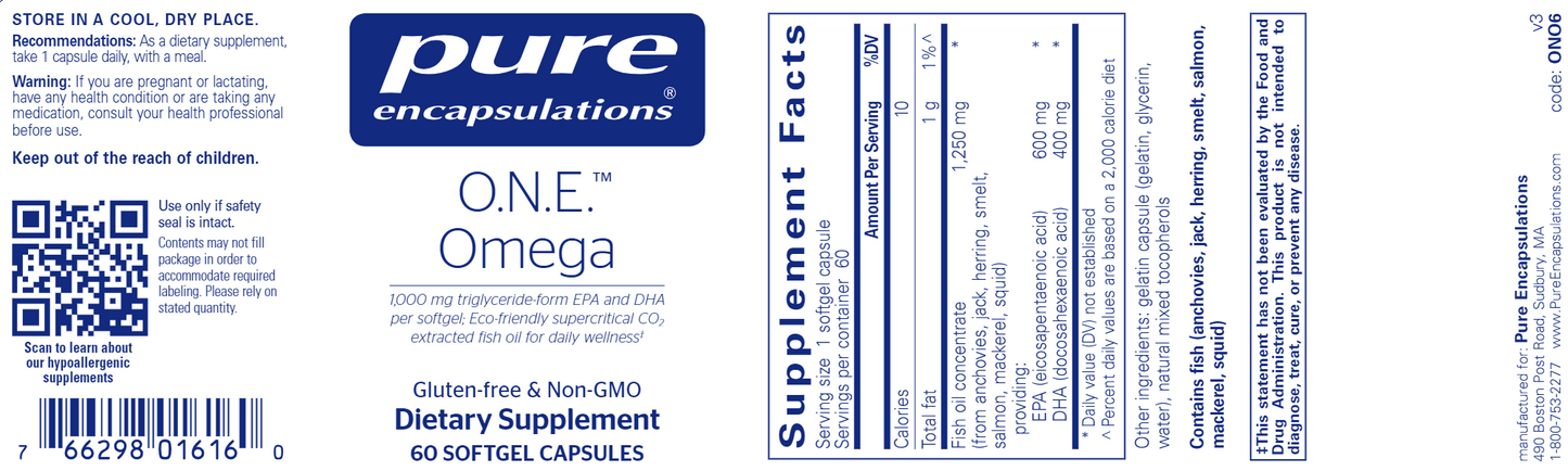 O.N.E. Omega Softgel