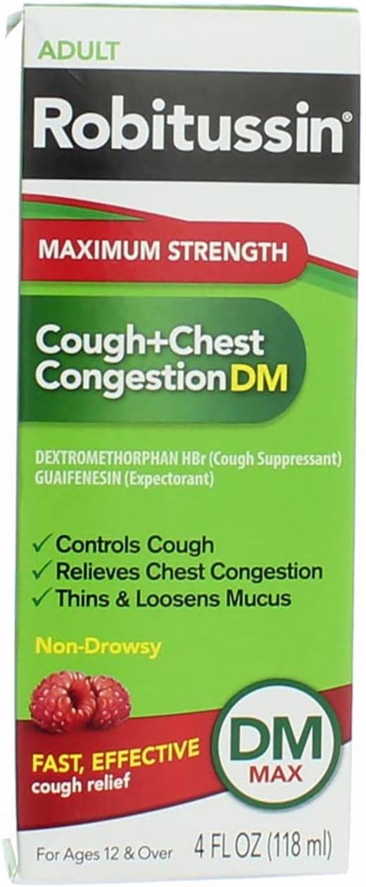 Robitussin (dextromethorphan HBr 20 mg + guaifenesin 400 mg)