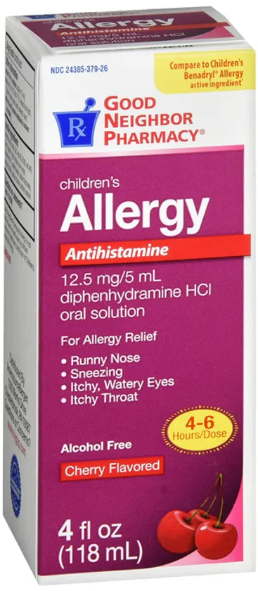 GNP Children's Allergy (diphenhydramine 12.5mg/5mL)